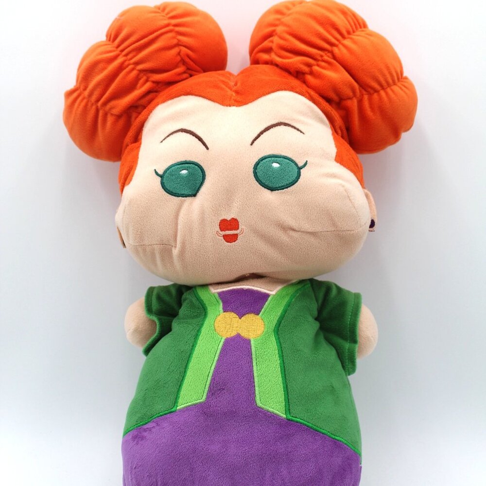 Disney Halloween Hocus Pocus 18" Winifred Sanderson Pillow Buddy Soft Plush Toy